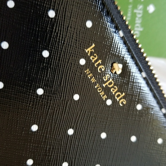 Kate Spade Brooks Drive Polka Dot Lacey Wallet - Picture 6 of 6